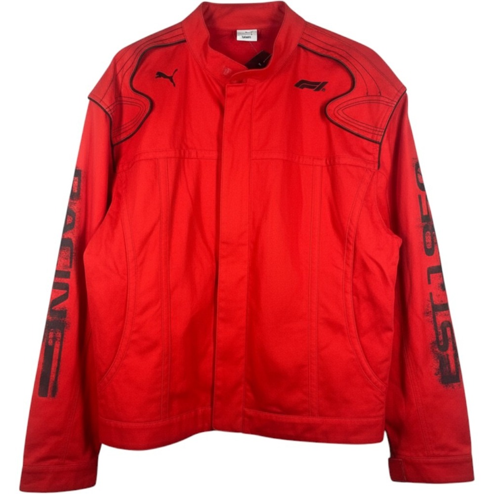 Puma F1 Lifestyle Racing Jacket Pop Red Formula 1 Mens XL 634479 03 NWT